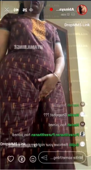 347) Tamil_Serial_Actress_Abinaya_Premium_Live_Show.mp4